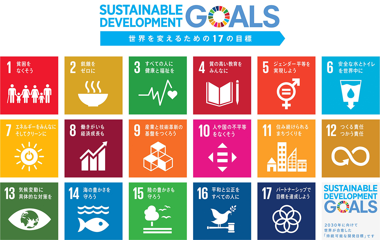 SUSTAINABLE DEVELOPMENT GOALS 世界を変えるための17の目標
